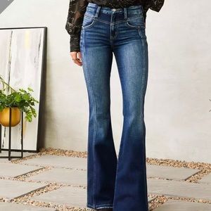 KanCan Signature High Rise Flare Stretch Jean 30 x 34